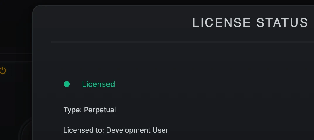 License status