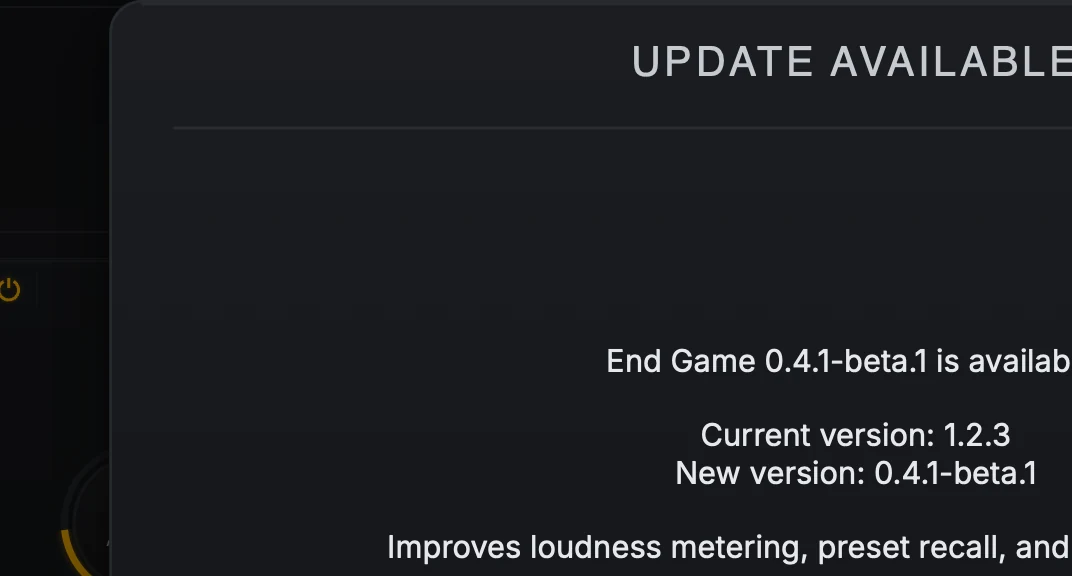 Update available
